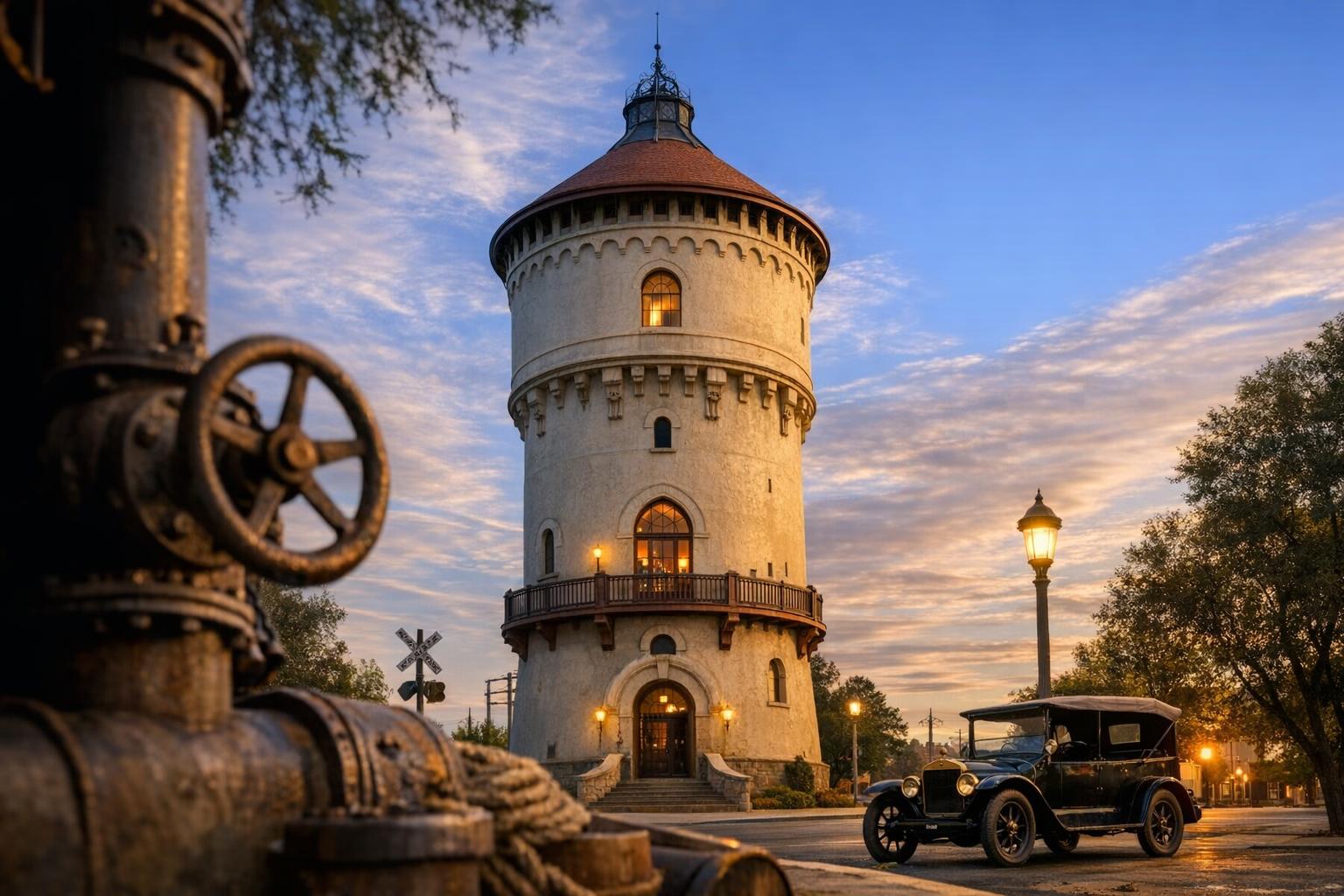 old fresno water tower history