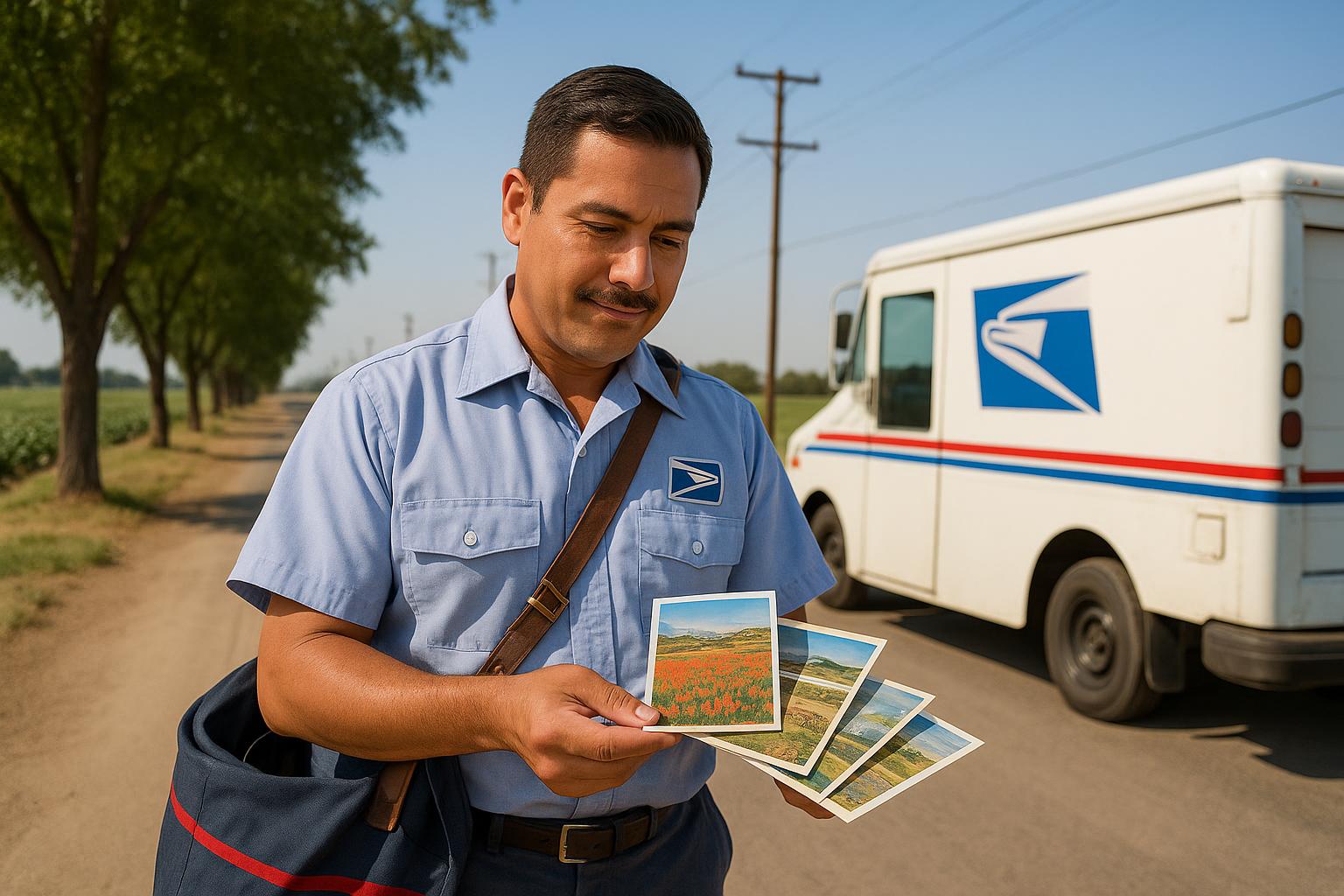 Fresno Postal Routes and Postcards In San Joaquin Valley