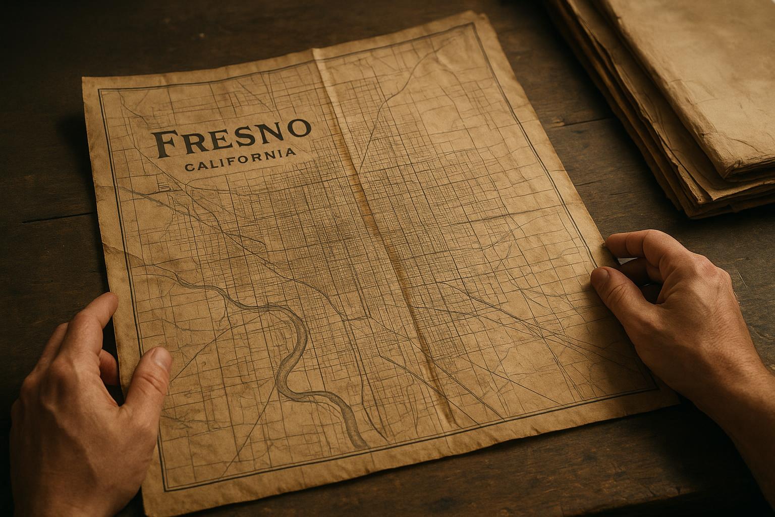 Historic Fresno City Maps 1900s Unearthed In Archive