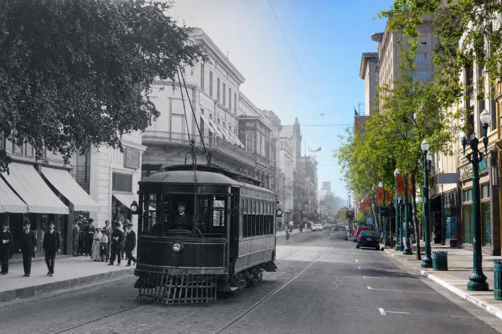 fresno streetcar history